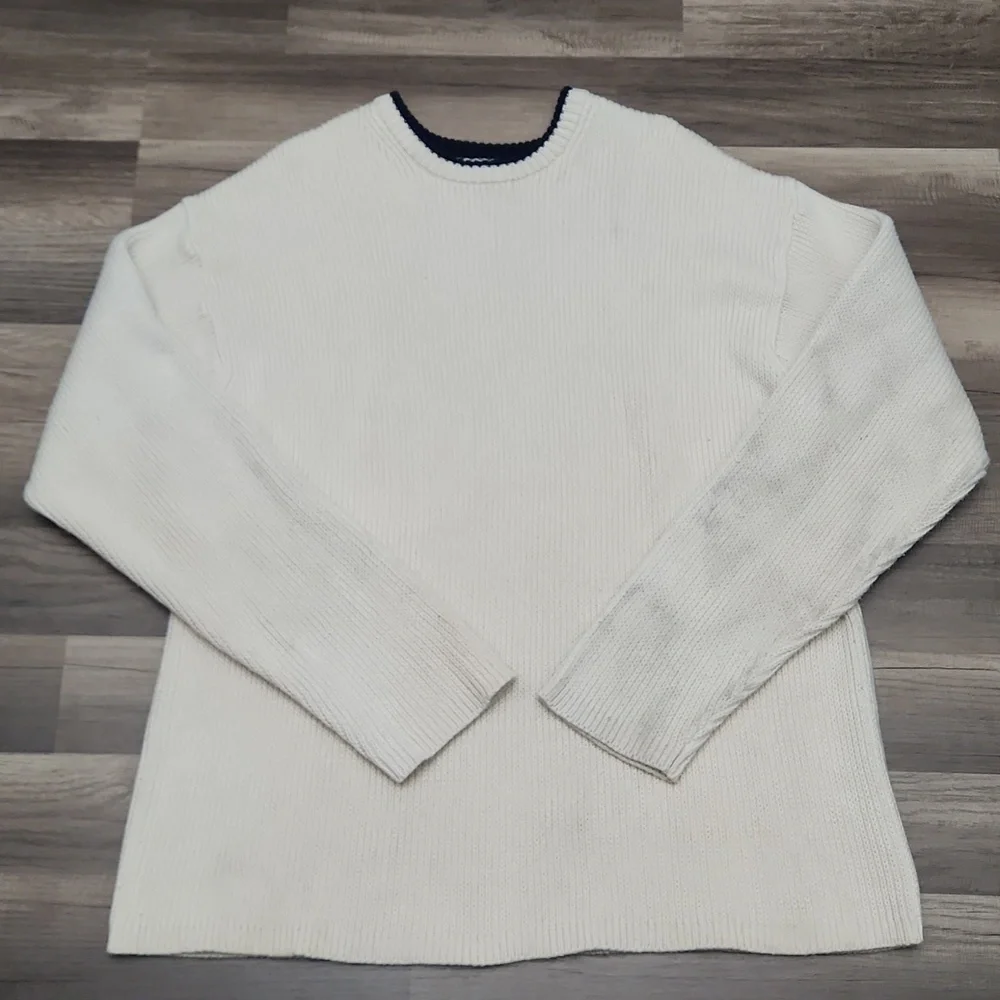 Gap Cable Knit Cream Sweater Size XXL